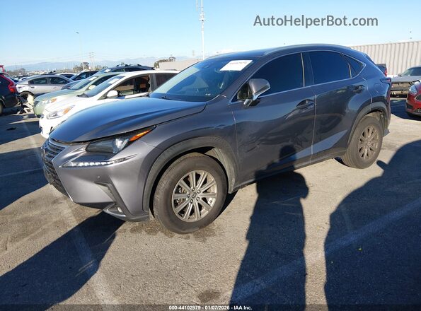 JTJYARBZ0K2152963 2019 LEXUS NX 300 Gray Առջևի ձախ երեք քառորդ տեսարան