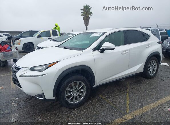 JTJYARBZ2G2048692 2016 LEXUS NX 200T White წინა მარცხენა ხედი სამი მეოთხედიდან