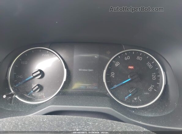 JTM16RFV1ND065806 2022 TOYOTA RAV4 HYBRID Black უკანა სავარძლების ხედი