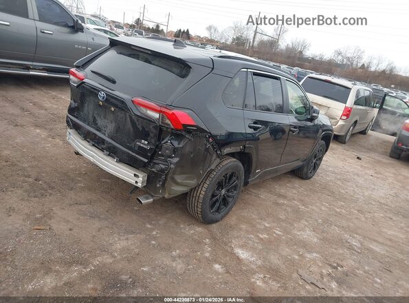 JTM16RFV1ND065806 2022 TOYOTA RAV4 HYBRID Black უკანა მარჯვენა