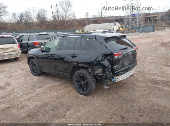JTM16RFV1ND065806 2022 TOYOTA RAV4 HYBRID Black უკანა მარცხენა