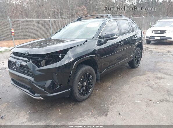 JTM16RFV1ND074960 2022 TOYOTA RAV4 HYBRID Black Przód lewy
