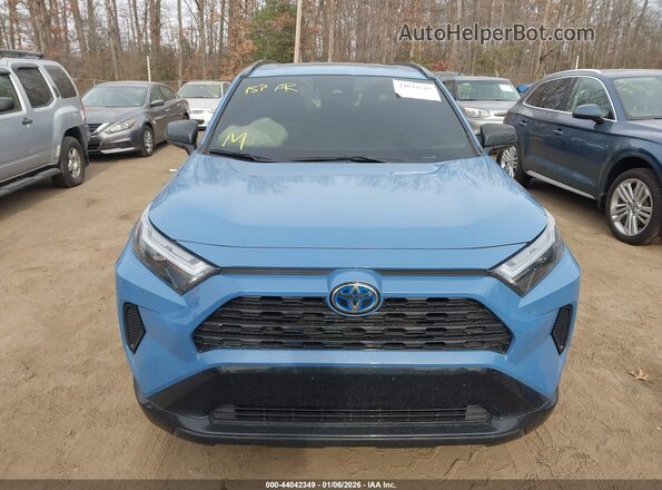 JTM16RFV8ND061686 2022 TOYOTA RAV4 HYBRID Синий Вид щитка приборов