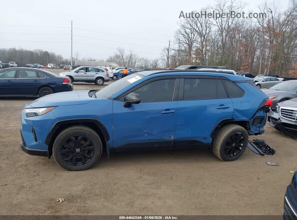 JTM16RFV8ND061686 2022 TOYOTA RAV4 HYBRID Синий Панорамный вид салона 360°