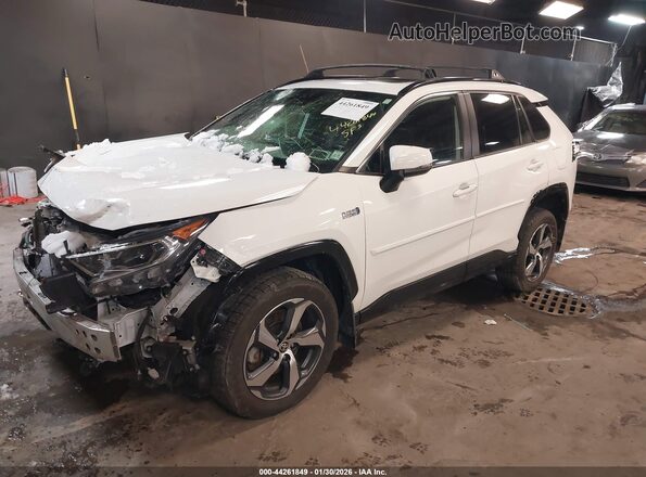 JTMAB3FV0MD013686 2021 TOYOTA RAV4 PRIME White Առջևի ձախ երեք քառորդ տեսարան