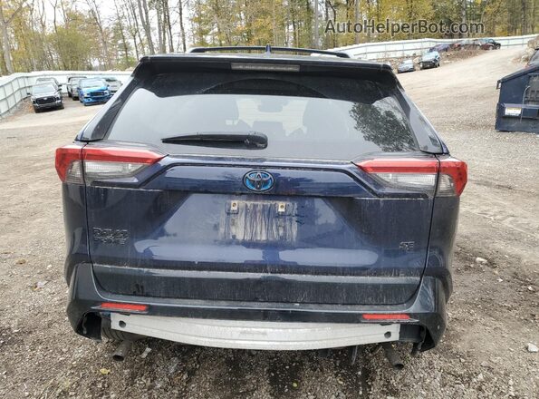 JTMAB3FV2ND110194 2022 TOYOTA RAV4 Blue Widok z tyłu