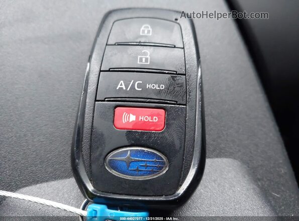 JTMABABA2SA101032 2025 SUBARU SOLTERRA Black Dashboard view