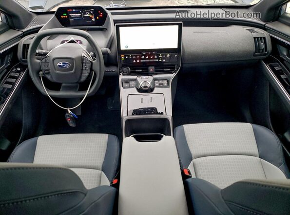 JTMABABAXSA093262 2025 SUBARU SOLTERRA Teal Dashboard view