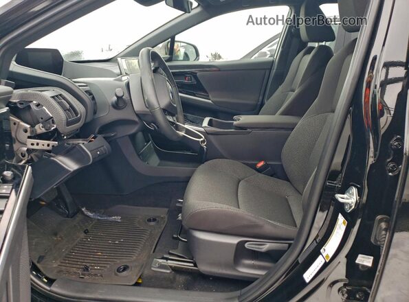 JTMABABAXSA098560 2025 SUBARU SOLTERRA Черный Вид салона спереди