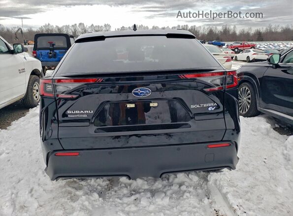 JTMABABAXSA098560 2025 SUBARU SOLTERRA Черный Вид сзади