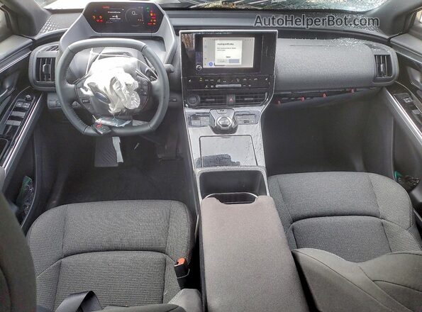 JTMABABAXSA101988 2025 SUBARU SOLTERRA Угольный Вид панели приборов