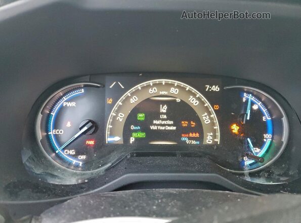 JTMCB3FV8SD271721 2025 TOYOTA RAV4 Blue Vista del cuadro de instrumentos