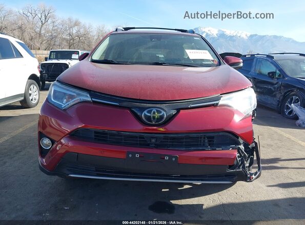 JTMDFREV8JD222143 2018 TOYOTA LIMITED Red Vista del salpicadero