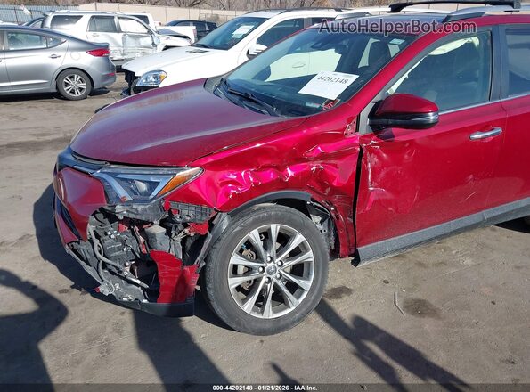 JTMDFREV8JD222143 2018 TOYOTA LIMITED Red Vista frontal