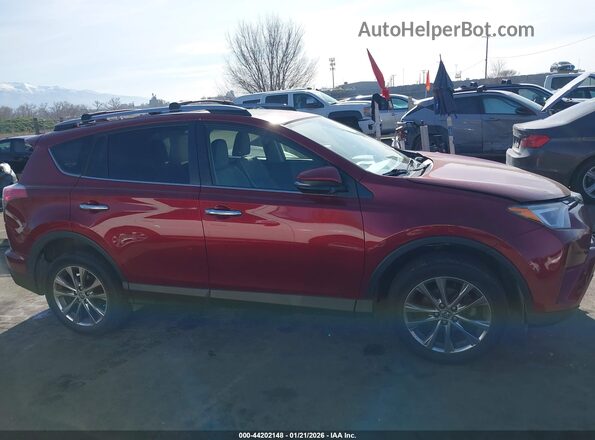JTMDFREV8JD222143 2018 TOYOTA LIMITED Red Vista del cuadro de instrumentos