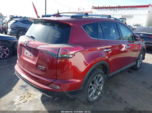 JTMDFREV8JD222143 2018 TOYOTA LIMITED Red Trasero derecho
