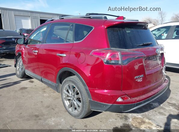JTMDFREV8JD222143 2018 TOYOTA LIMITED Red Trasero izquierdo