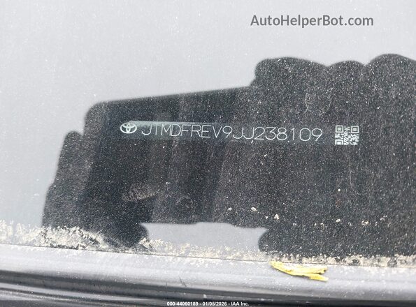 JTMDFREV9JJ238109 2018 TOYOTA LIMITED Gray Вид підкапотного простору