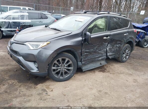 JTMDFREV9JJ238109 2018 TOYOTA LIMITED Gray Передня ліва чверть