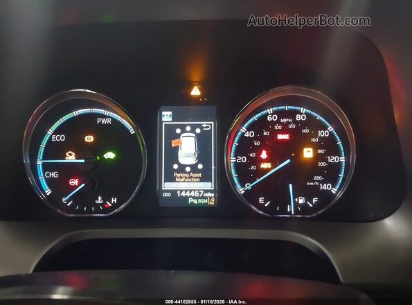 JTMDJREV4GD050958 2016 TOYOTA LIMITED Black Vista de los asientos traseros