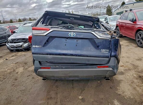 JTMDWRFV8KD028907 2019 TOYOTA LIMITED Blue Вид ззаду