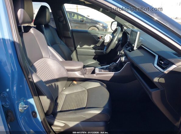 JTME6RFV1ND521837 2022 TOYOTA RAV4 HYBRID Blue Вид салону спереду