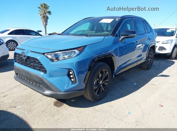 JTME6RFV7SD579558 2025 TOYOTA RAV4 HYBRID Blue Передня ліва чверть