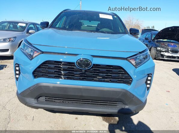 JTME6RFV7SD579558 2025 TOYOTA RAV4 HYBRID Blue Вид щитка приладів