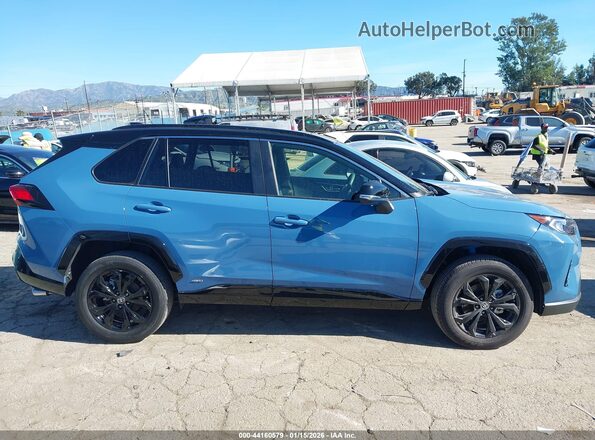 JTME6RFV7SD579558 2025 TOYOTA RAV4 HYBRID Blue Вид задньої частини салону