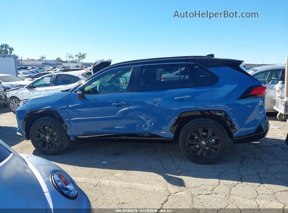 JTME6RFV7SD579558 2025 TOYOTA RAV4 HYBRID Blue Панорамний вид салону 360°