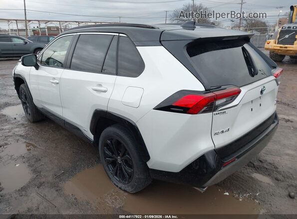 JTME6RFV9ND527272 2022 TOYOTA RAV4 HYBRID White Rear left