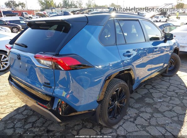 JTME6RFV9ND528633 2022 TOYOTA RAV4 HYBRID Blue Trasero derecho