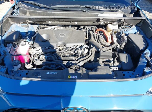 JTME6RFV9ND528633 2022 TOYOTA RAV4 HYBRID Blue Vista trasera