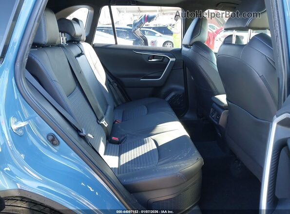 JTME6RFV9ND528633 2022 TOYOTA RAV4 HYBRID Blue Vista de la etiqueta del VIN