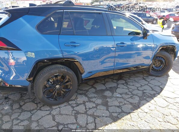 JTME6RFV9ND528633 2022 TOYOTA RAV4 HYBRID Blue Vista interior de 360 grados