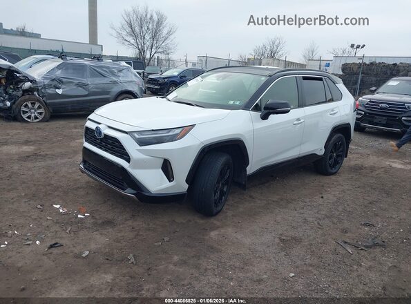 JTME6RFV9PJ035958 2023 TOYOTA RAV4 HYBRID White Առջևի ձախ երեք քառորդ տեսարան
