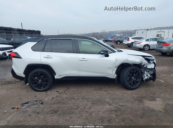 JTME6RFV9PJ035958 2023 TOYOTA RAV4 HYBRID White Սալոնի հետևի տեսք