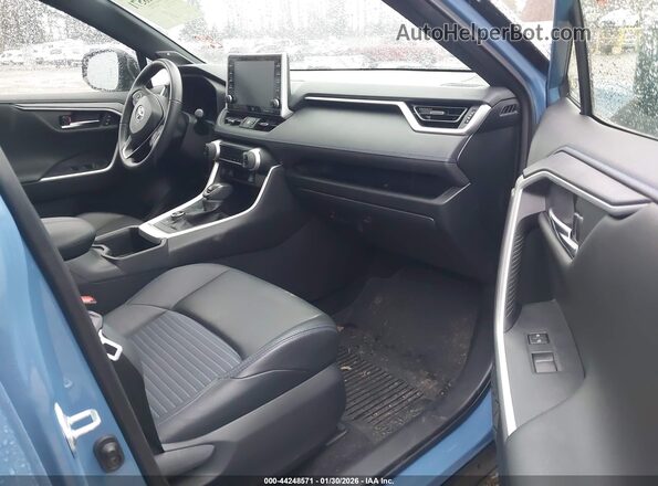 JTME6RFVXND529337 2022 TOYOTA RAV4 HYBRID Blue წინა სალონის ხედი