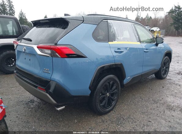 JTME6RFVXND529337 2022 TOYOTA RAV4 HYBRID Blue უკანა მარჯვენა