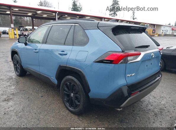 JTME6RFVXND529337 2022 TOYOTA RAV4 HYBRID Blue უკანა მარცხენა