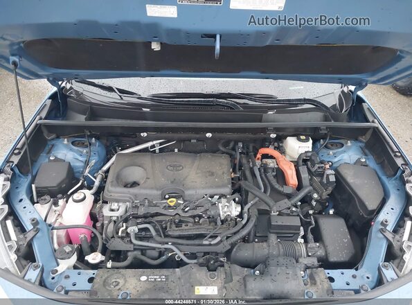 JTME6RFVXND529337 2022 TOYOTA RAV4 HYBRID Blue უკანა ხედი