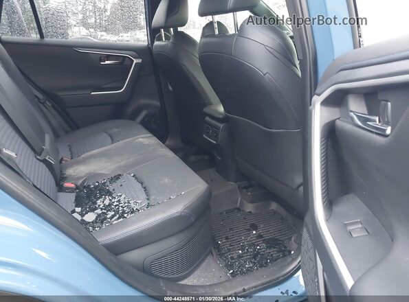 JTME6RFVXND529337 2022 TOYOTA RAV4 HYBRID Blue VIN კოდის სტიკერის ხედი