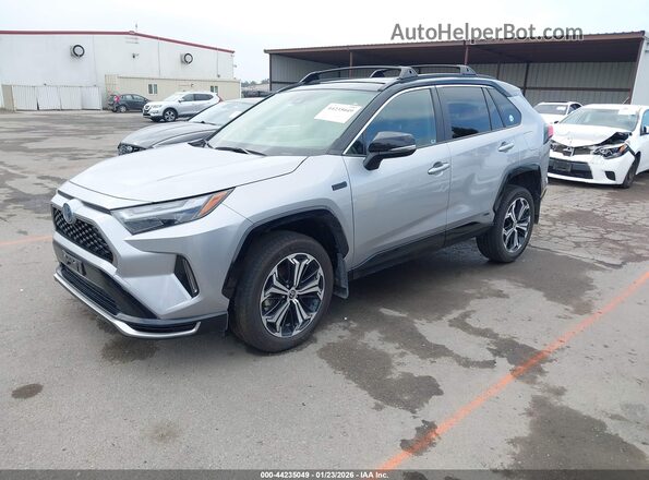 JTMEB3FV8ND090728 2022 TOYOTA RAV4 PRIME Gray წინა მარცხენა ხედი სამი მეოთხედიდან