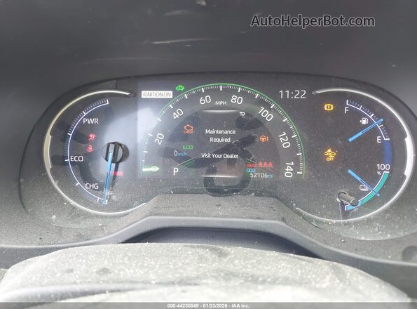 JTMEB3FV8ND090728 2022 TOYOTA RAV4 PRIME Gray უკანა სავარძლების ხედი