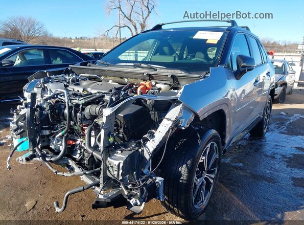 JTMEB3FV8SD245354 2025 TOYOTA RAV4 PLUG-IN HYBRID Silver Առջևի ձախ երեք քառորդ տեսարան