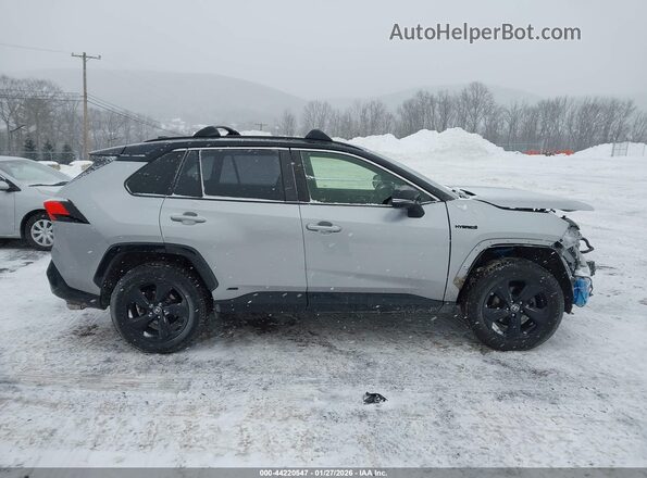 JTMEWRFV0KJ026946 2019 TOYOTA RAV4 HYBRID Серебряный Панорамный вид салона 360°