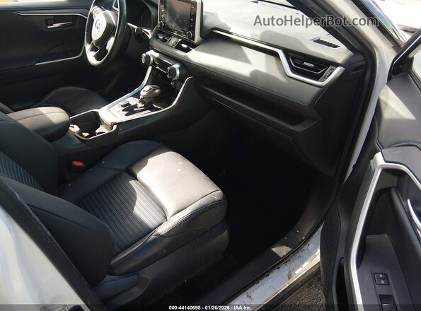 JTMEWRFV6KD522882 2019 TOYOTA RAV4 HYBRID Белый Вид салона спереди
