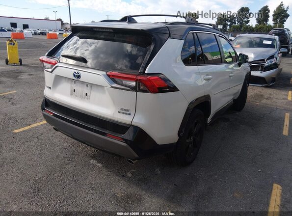 JTMEWRFV6KD522882 2019 TOYOTA RAV4 HYBRID Белый Задняя правая четверть