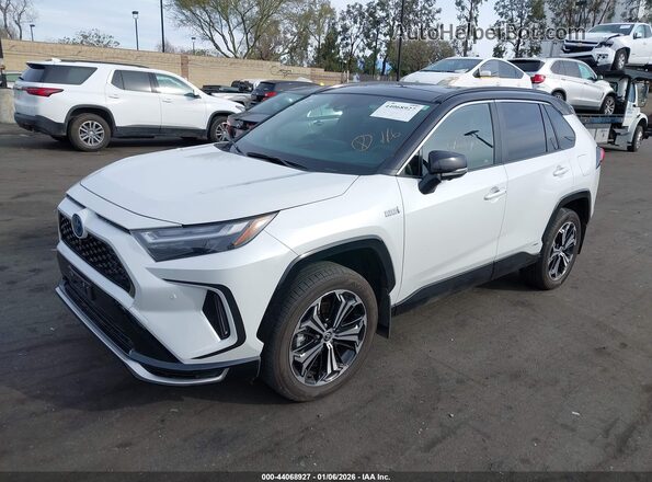 JTMFB3FV8PD146674 2023 TOYOTA RAV4 PRIME White წინა მარცხენა ხედი სამი მეოთხედიდან