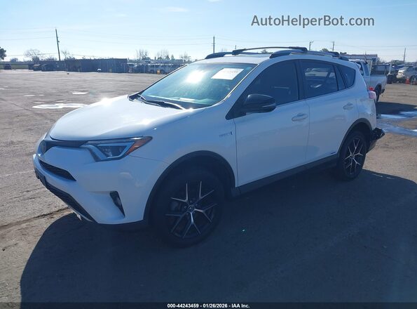 JTMJJREV5JD229925 2018 TOYOTA RAV4 HYBRID White Przód lewy